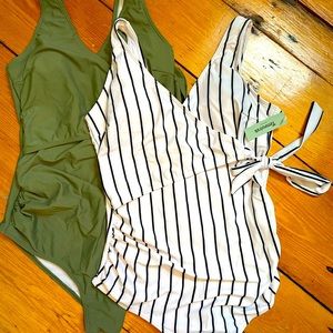 Maternity one piece swim suit